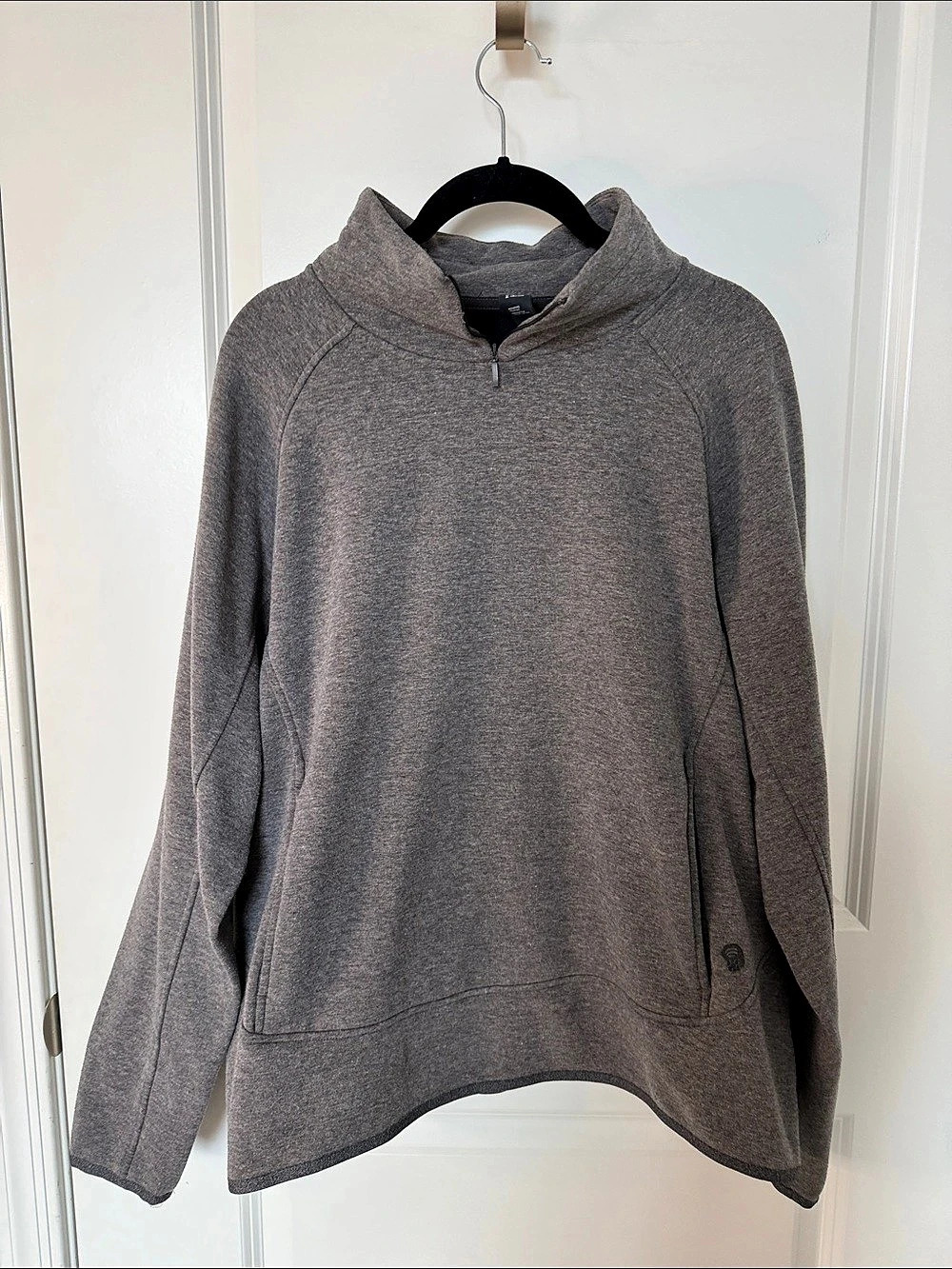 Mountain Hardwear Microchill Half Zip Pullover Gray XL